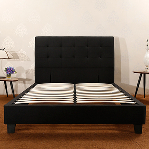 Hotel mobili camera da <span class=keywords><strong>letto</strong></span> di legno doppio telaio <span class=keywords><strong>del</strong></span> <span class=keywords><strong>letto</strong></span> con tessuto testiera - Product Image 3