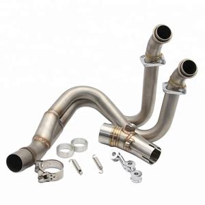 Tubo de conexión de escape medio de motocicleta inoxidable modificado ZSDTRP para <span class=keywords><strong>ER6N</strong></span> - Product Image 2
