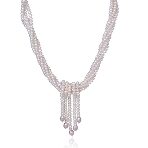 Trendy Women Jewelry <strong>multi</strong> <strong>Strands</strong> <strong>Long</strong> <strong>Pearl</strong> Beaded <strong>Necklace</strong>