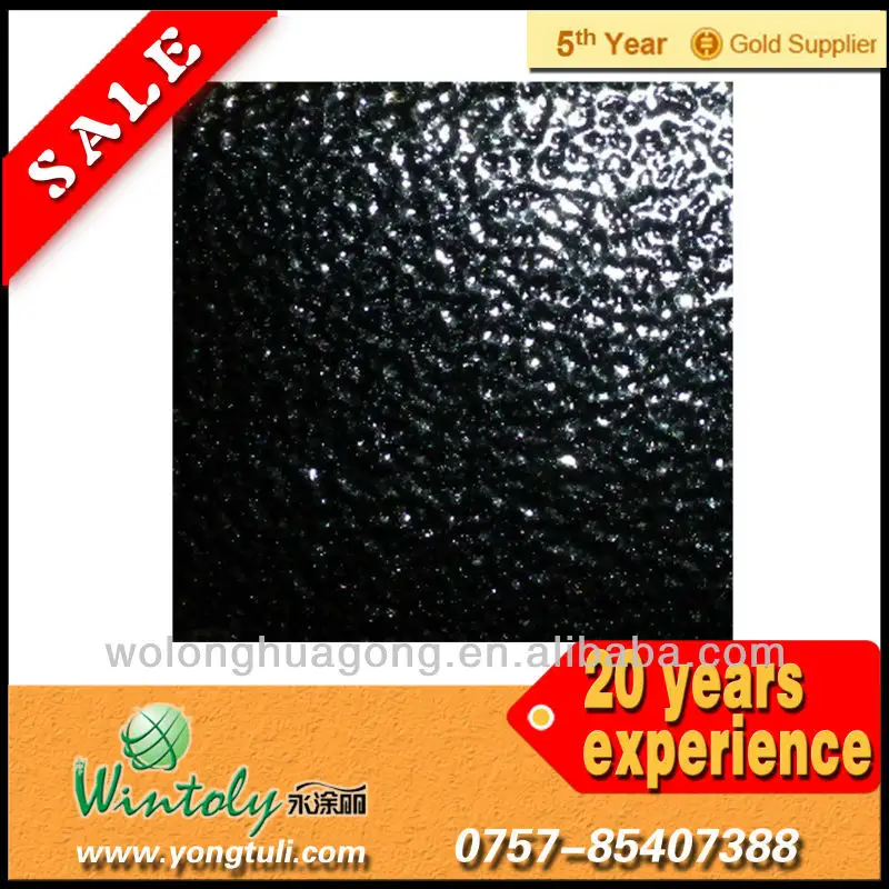 Te negro textura de revestimiento a base de pulverización de pintura
