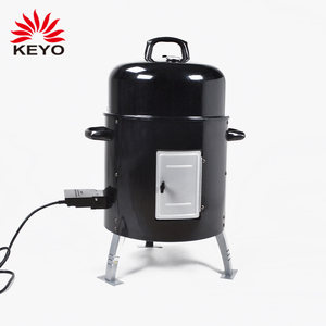 Vertikal Listrik Indoor Meja Perokok Barbekyu Bbq Rumah 17 "Electric Grill Perokok dengan Thermostat