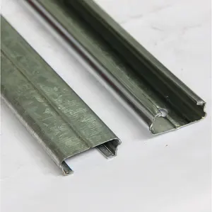 Solar greenhouse film locking channel profile