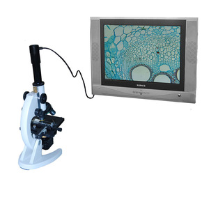 Haute sensibilité et faible bruit de fond système NTSC <span class=keywords><strong>microscope</strong></span> vidéo oculaire caméra avec lentille de relais - Product Image 5