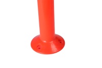 Barrière de trafic réfléchissante poteaux en plastique avertissement Flexible avertissement borne de stationnement poste borne en caoutchouc