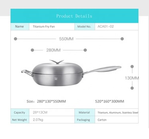 Sartén antiadherente eléctrica con resistencia a la corrosión, utensilio de cocina de titanio saludable, sin metal pesado, 28cm - Product Image 2