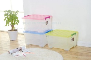grandes cajas de almacenamiento de plástico, contenedor de almacenamiento plástico, de plástico de almacenamiento cajas móviles - Product Image 2