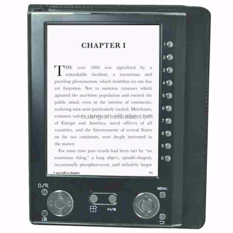 E-Ink E-Book 8นิ้วหน้าจอสัมผัส TFT สีดำ800*600 Wifi E-Book EBOOK-811