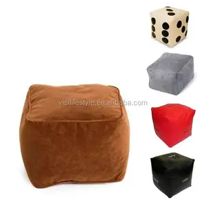 VISI Cube Assis Carré Multicolore Assis Cube Extérieur Étanche Portable Pouf Pouf Tabouret Pour Regarder La TÉLÉVISION Repose-pieds