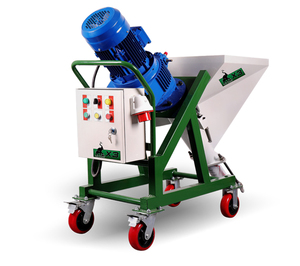 Máquina Eléctrica de Pulverización de <span class=keywords><strong>Mortero</strong></span> y Yeso de 380V, Revestimiento Ignífugo Delgado, Motor de Alta Eficiencia, Bomba de Tornillo para Construcción - Product Image 5