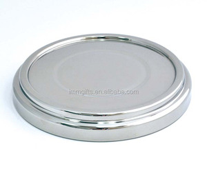 Juego de artículos de comunión Plato de pan de acero inoxidable Base Plata - Product Image 1