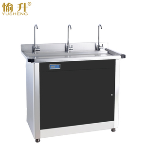 Bebedero Comercial <span class=keywords><strong>de</strong></span> Acero Inoxidable con 3 Grifos, Dispensador <span class=keywords><strong>de</strong></span> <span class=keywords><strong>Agua</strong></span> Fría <span class=keywords><strong>y</strong></span> <span class=keywords><strong>Caliente</strong></span> para Escuela u Oficina - Product Image 5
