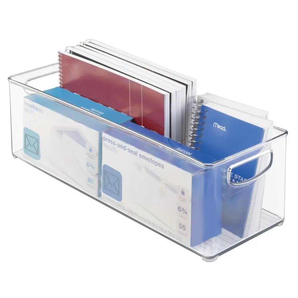 Groothandel Vierkante Stapelbaar Clear Kast Opbergdoos Acryl Badkamer Ijdelheid Bin Organizer Bin Voor Gezondheid Beauty Producten