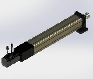 भारी शुल्क 50 टन इलेक्ट्रिक लिफ्ट सिलेंडर इमदादी actuator के साथ Anodized एल्यूमीनियम सिलेंडर शरीर - Product Image 4
