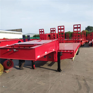 รถกึ่งพ่วงแบบแท่น3เพลา60ตันรถ40FT 20FT รถบรรทุกมือสอง - Product Image 2