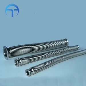 (High) 저 (quality welded stainless steel 유연한 진공 벨 로즈