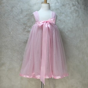 Commercio all'ingrosso Principessa Rosa <span class=keywords><strong>Vestiti</strong></span> Del Bambino Lungo Nastro di Tessuto di <span class=keywords><strong>Tulle</strong></span> Capretti del Vestito Dal Tutu Del Bambino Della Ragazza - Product Image 1
