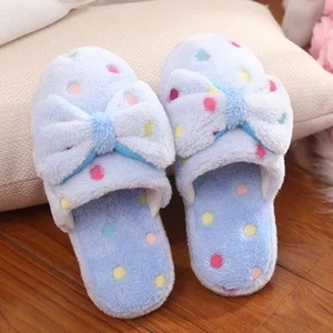 Ciabatta da interno in peluche calda per casa invernale da donna con punto di <span class=keywords><strong>fiocco</strong></span> - Product Image 6