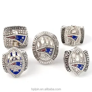 2001 2003 2004 2015 2017 Settings NFL New England Patriots Championship Rings