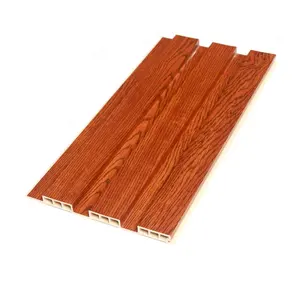 Panel kayu dinding Modern Bambu 3D GMT Panel dinding