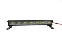Kit de barre lumineuse en aluminium Fozen Hobby 7 LED 4-6V 500mm blanc pour voitures RC et crawlers 1/10 avec systèmes radio