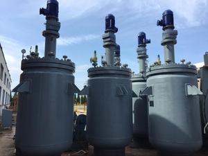 2000L Industrial chaqueta de calefacción de vapor Reactor con medio <span class=keywords><strong>clorometano</strong></span> y almidón - Product Image 3