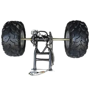 DIY GO KART KARTING ATV UTV Buggy Foot Disc Rotor Brake Pump Caliper Sprocket Rear Axle Swingarms With 8 Inch Wheel Tires