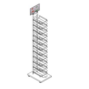 RUIMEIXIN Atacado Barato Duplo Lado Baseball cap <span class=keywords><strong>display</strong></span> <span class=keywords><strong>hat</strong></span> racks para loja de varejo, bonés de beisebol racks para supermercado