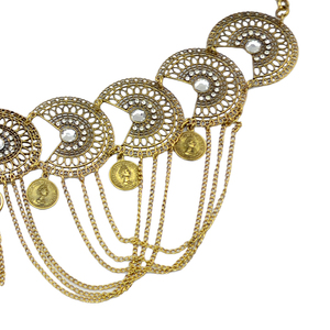 Bijoux de corps bohèmes, pendentif en forme de pièce de monnaie en argent antique, chaîne longue pendante, rétro, danse, été, plage, ceinture de <span class=keywords><strong>ventre</strong></span>, chaîne de taille pour femmes - Product Image 6