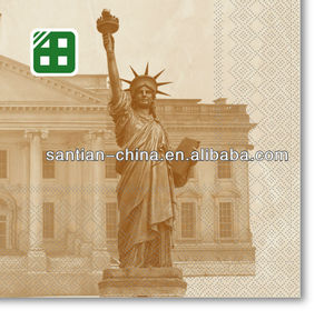 Parti ville salon découpage londres NY <span class=keywords><strong>Paris</strong></span> papier cocktail serviettes - Product Image 1