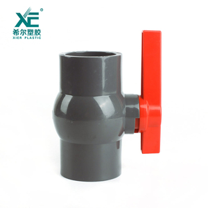 1/2-4 인치 90mm 베스트 셀러 레드 핸들 pvc 컴팩트 볼 밸브 - Product Image 5
