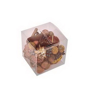 custom logo printing clear plastic candy box