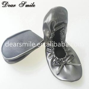 Nice wear sapatilha de bailarina para meninas, <span class=keywords><strong>rollable</strong></span>, planos, para presente de casamento