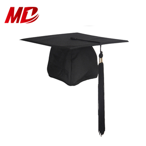 Sombreros de gorra de graduación mate negro adulto personalizado con borla para la escuela - Product Image 1