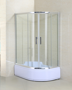 80x120 shower enclosure with high tub