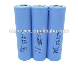 اسطواني ليثيوم أيون سامسونج 18650 3.7v 3000 ماه( icr18650-- 30a) الأعلى المسطح بطارية قابلة للشحن - Product Image 1