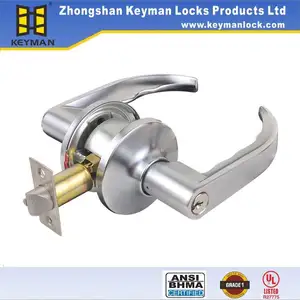 Standard fired rated tubular lever lock