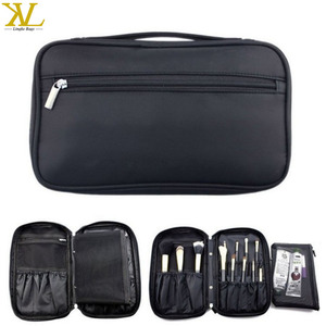 Chuyên Nghiệp Đa Chức Năng Cổ Điển Trang Điểm Trường Hợp PC Vải Dây Kéo Folio Với Biểu Tượng Tùy Chỉnh Không Thấm Nước Và Bàn Chải Di Động Trường Hợp - Product Image 3