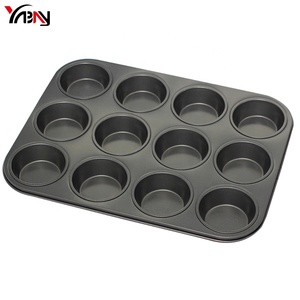 Vendite dirette in fabbrica cucina per uso domestico di alta qualità da 12 tazze di Muffin <span class=keywords><strong>antiaderente</strong></span> Mini <span class=keywords><strong>teglia</strong></span> per Muffin - Product Image 2