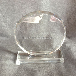 Diseño Popular barato mano cristal trofeo de recuerdo regalo HBL-NA40 - Product Image 3