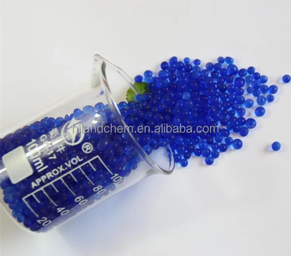 Cobalt free Blue Silica gel 1-3mm beads