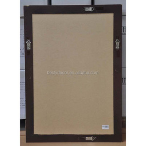 Baño clásico barroco decorativo de pared de madera tallada marco del espejo lateral - Product Image 3