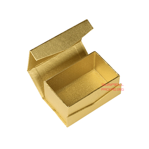 Scatole regalo di cioccolato di carta dorata di lusso di piccole dimensioni personalizzate con divisori - Product Image 2