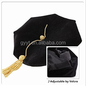 Abito di laurea PhD di dottorato di facoltà Deluxe/Toga di dottorato accademico con cappuccio Tam confezione da 8 lati