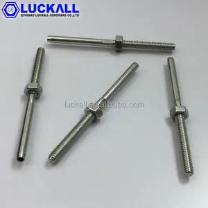 נירוסטה Swage Stud חוט מסוף, Swage מסוף, חוט חבל Swaging הולם