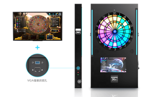 Dynamic LED Backlight Dart Game Machine <strong>Vdarts</strong> MiniPlus Dart Board