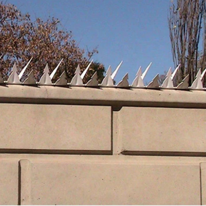 Gegalvaniseerde Anti-Klim Hoge Beveiliging Scherpe Scheermes Muur Spikes Op De Top Van Muur En Hek