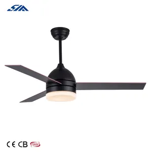 3 Blade <strong>Black</strong> <strong>Ceiling</strong> <strong>Fans</strong> Modern <strong>Ceiling</strong> <strong>Fan</strong> Lamp Wood <strong>Fan</strong> Lights for Hotel Bedroom - Product Image 1