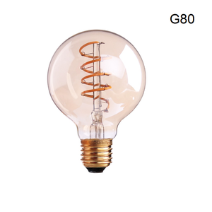 T45 A19 ST64 G80 G95 D95 Spiral LED Filament Light Bulb,3W 4W 5W Trang Trí Retro Mềm LED Đèn Cổ Điển E26 E27 110V-240V - Product Image 4