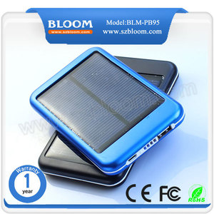Blm-pb59 5000 mah 2015 <span class=keywords><strong>nuevo</strong></span> diseño capacidad real cargador solar del teléfono <span class=keywords><strong>celular</strong></span> cargador solar - Product Image 2
