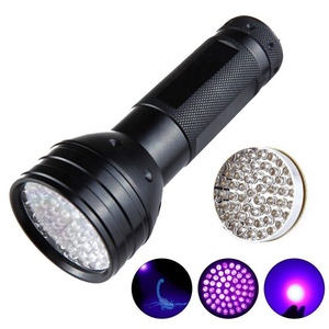 Ultraviyole Ultraviolet LED el feneri 51 parlak UV ışıkları alüminyum vücut köpek idrar tahta kurusu dedektörü AA pil Pet lekeleri dedektörü - Product Image 1